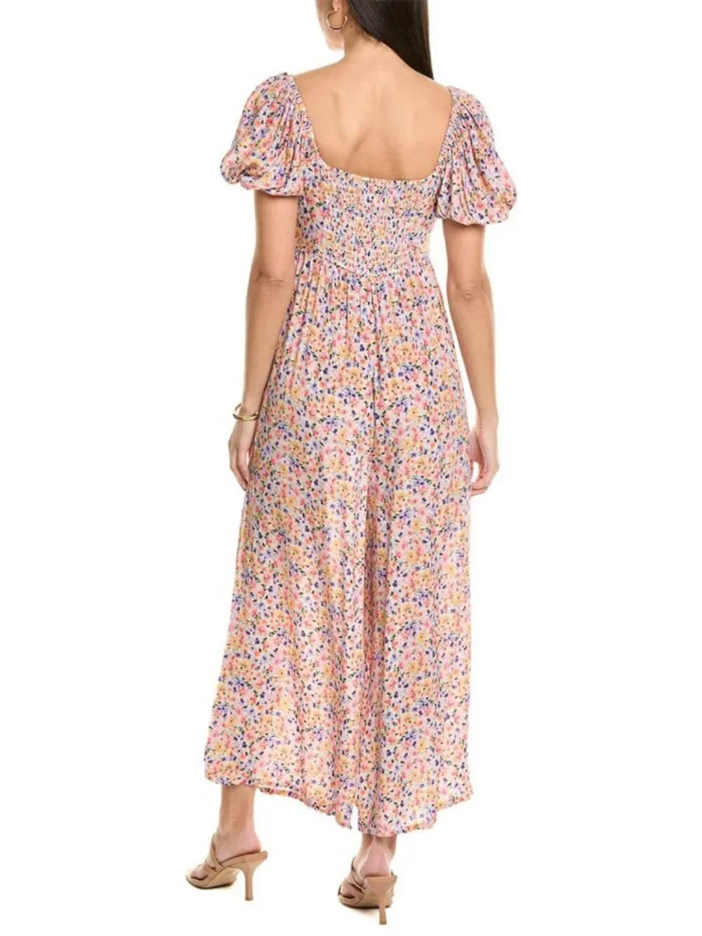 Yumi Kim Multi Floral Helen Jumpsuit Size Small 38434